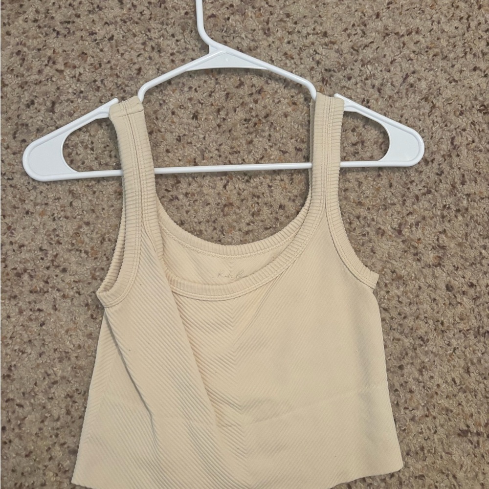 Rock n Rags cream tank top
